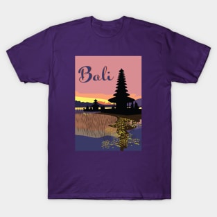 Bali Travel Poster T-Shirt